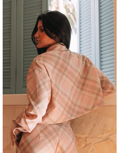LILLY BLUSA MANGA LONGA EM LINHO