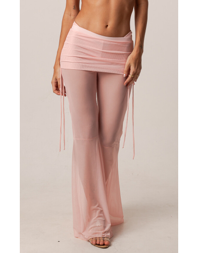 MAR ROSA CLARO CALÇA DE TULE