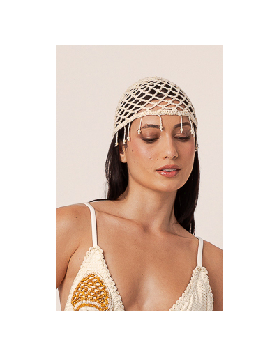 AGUA VIVA BANDANA EM CROCHET