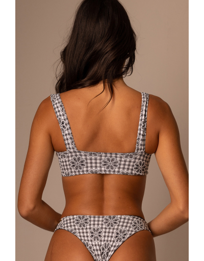 VICHY BARBIE BLACK TOP ARCO ABERTO