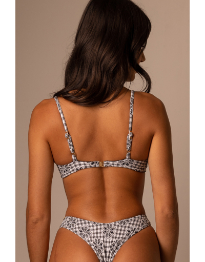 VICHY BARBIE BLACK TOP ARCO SIMPLES